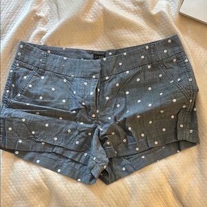 J. Crew Women's Blue Polka Dot Shorts